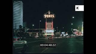 Driving Down the Las Vegas Strip, 1980s, HD