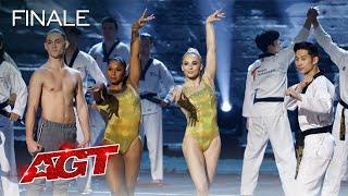 MyKayla Skinner And Jordan Chiles Perform With Aidan and World Taekwondo - America's Got Talent 2021