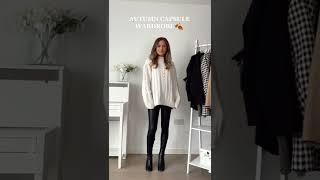 How to build a autumn capsule wardrobe | Outfit ideas 