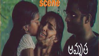Amrutha Telugu Movie || Nandita And Keerthana Parthiban Emotional Scene || Madhavan, Simran Bagga