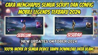 HOW TO DELETE ALL MOBILE LEGENDS SCRIPTS | HOW TO DELETE ML SCRIPTS WITHOUT DELETING DATA 2024