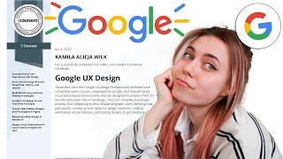 1 year after Google UX Design Certificate Course