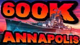 ANNAPOLIS WELTREKORD!! FAST 600.000 SCHADEN!!! im "500K Club" ️ in World of Warships 