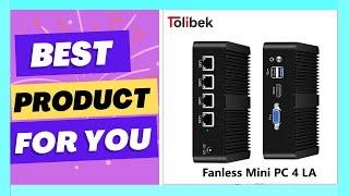 Tolibek Fanless Mini PC 4 LAN Celeron J1900