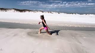 Girl is swallowed by quicksand in Destin, FL!