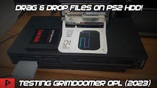 Drag and Drop PS2 Game Files on Large PS2 Hard Drives Using GrimDoomer OPL Build (Tutorial 2023)