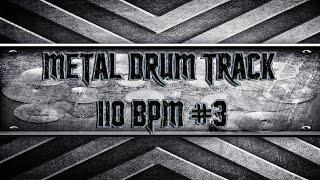 Groovy Metal Drum Track 110 BPM (HQ,HD)