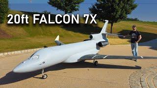 GIANT 20ft Falcon 7X RC plane