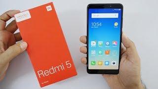 Redmi 5 Budget Smartphone Unboxing & Overview (Indian Unit)