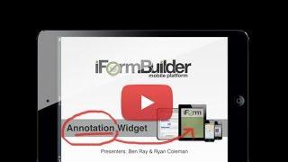 Annotation Widget for Mobile Data Collection with iForm