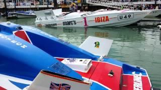 Cowes Torquay Cowes 2015 and Cowes Poole Cowes 2015 Pits #9 Scrutineering