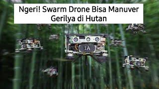 Swarm Drone Buatan Cina Bermanuver Lincah di Lebatnya Hutan Bambu