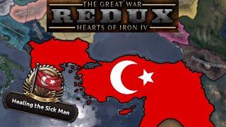 Trying not to collapse as the Ottomans in The Great War Redux | Hearts of Iron IV