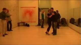 Argentine Tango Lesson - Cross Step Pattern - Part 1