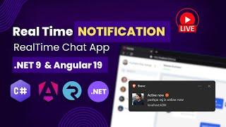  Real-Time Notifications with .NET 9 SignalR & Angular 19 – Instant Updates Made Easy!