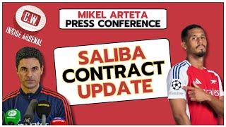 Arsenal latest news: Saliba contract update | Team news | White's fitness | Butler-Oyedeji chances