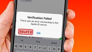 There was an error connecting to the Apple ID Server iPhone Mac Macbook Pro Macbook Air iPad iOS 15