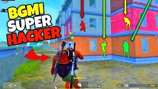 This SUPER HACKER Killing Players 200 Meters Away With M249 + NO SCOPE | BGMI HACKER