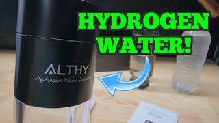 ALTHY Hydrogen Water Generator!