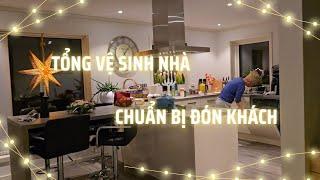 Tổng vệ sinh nhà chuẩn bị đón khách