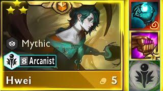 Deathfire Grasp - 8 Arcanist Hwei ⭐⭐⭐ 3 Star | TFT SET 11