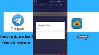 How to download from telegram using from android phone