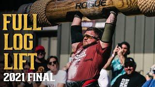 ENTIRE Log Lift, EVERY LIFT | 2021 SBD World's Strongest Man Final