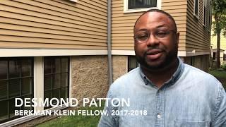 Fellow Friday: Desmond Patton