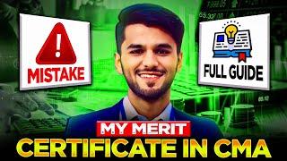 Why I Choose CMA & How I got a Merit Certificates in CMA | Mr. Abdul Qayyum