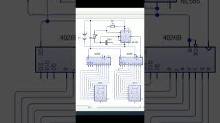 عمل دارة عداد برقمين باستخدام ne 555