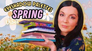 SPRING VIBES EYESHADOW PALETTES 2024 | TOP PICKS for the SEASON (NO PASTELS!)