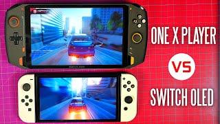 Nintendo Switch OLED vs One X Player- Handheld Gaming Console Battle!