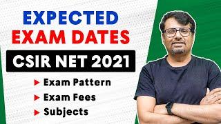 CSIR NET 2021 Exam Dates | Exam Fees | Exam Pattern - Subjects | Important Updates 2021 By GP Sir