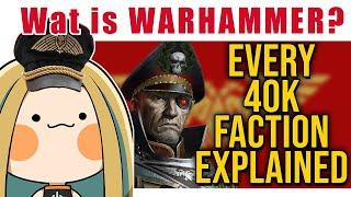 WTH is WARHAMMER 40k? | Vtuber Reacts to Every Warhammer 40k Faction