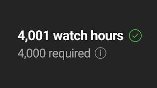 BEST Strategy to Get 4000 Watch Hours on YouTube
