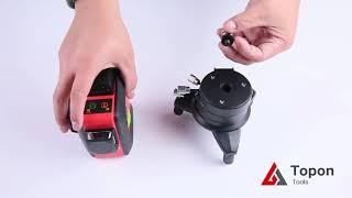 93T Li- battery 3D level video Tools self-leveling tool  review,how to use