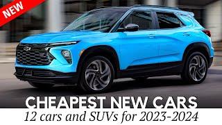 12 Cheapest New Cars and Crossover SUVs Coming for 2024 (Review with Prices)