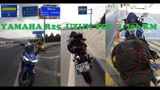 İSTANBUL - MUĞLA ( MARMARİS ) MOTOSİKLETLE GİDİŞ DÖNÜŞ UZUN YOL (YAMAHA YZF R25 ) 1.700 KM