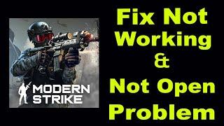 How To Fix Modern Strike Online App Not Working | Modern Strike Online Not Open Problem | PSA 24