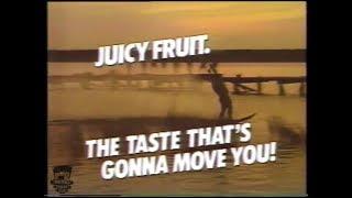 Juicy Fruit Gum Commercial 1984 Water Skiing!