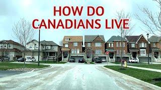 How do Canadians live | Driving through neighbourhoods in Ontario