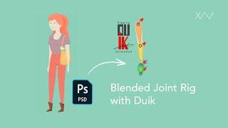 The best way to rig an Arm with Duik - Blended Joint Tutorial