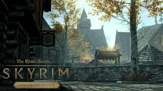 Autumn afternoon in Riften - The Elder Scrolls V: Skyrim - Relaxing Music & Ambience