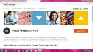 payoneer prepaid mastercard