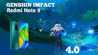Redmi Note 9 Genshin Impact 4.0 Gameplay