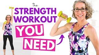 SIMPLE, Essential Strength Training Workout for Women over 50  Pahla B Fitness