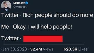 Mr Beast calls out Twitter, they get even angrier