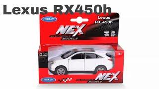 Обзор Металлическая машинка Welly LEXUS RX450h Инерционная 1:38 // Ллойд Уилсон