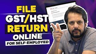 How to file GST/HST return online for self-employed and contractors DIY