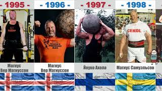 Самый сильный человек в мире - все чемпионы с 1977-2023 года!